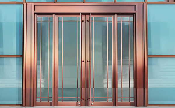 甘肃玻璃地弹门